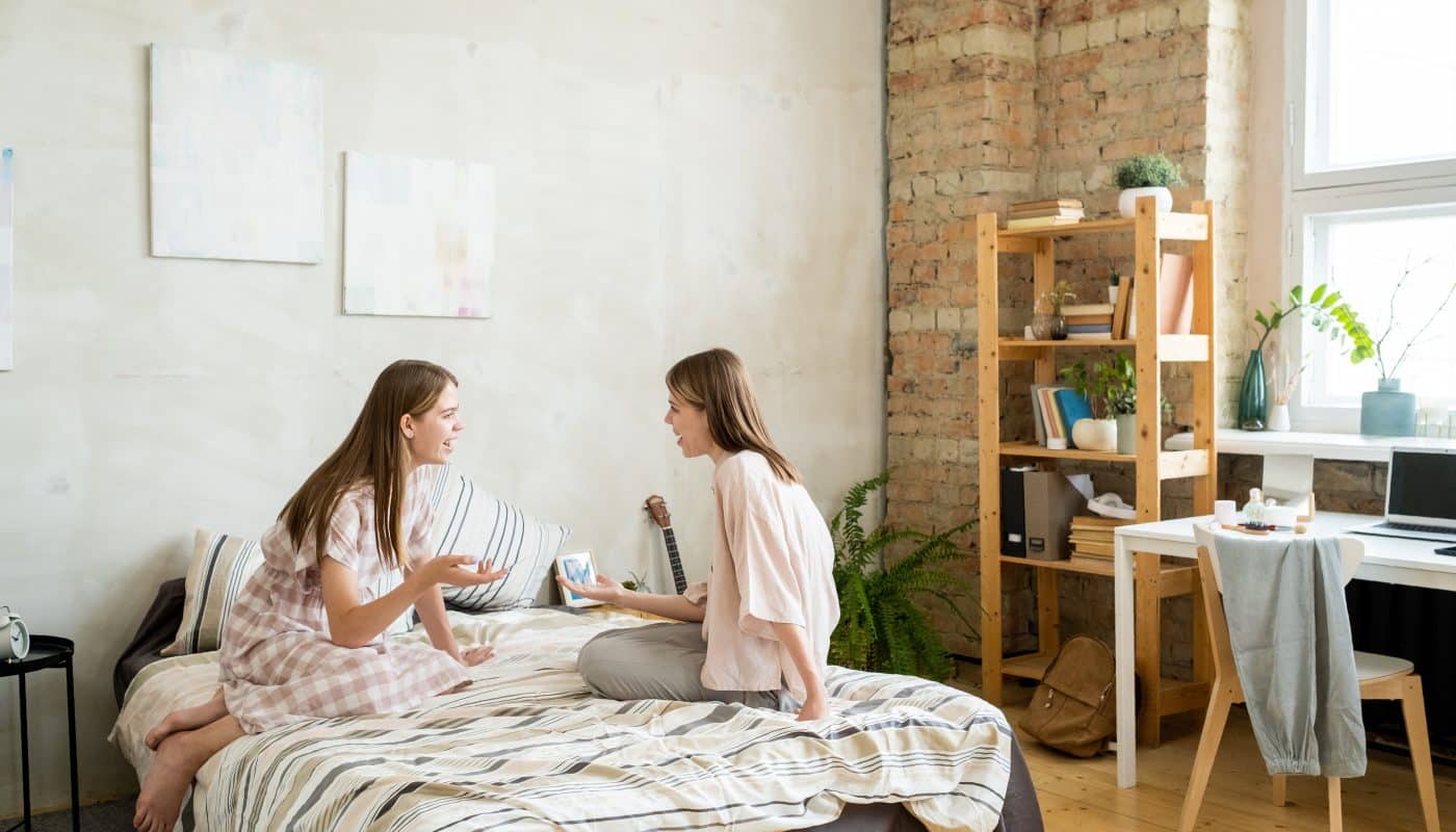 décoration d'une chambre d'une adolescente