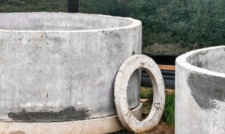 Citerne d’eau de pluie en béton