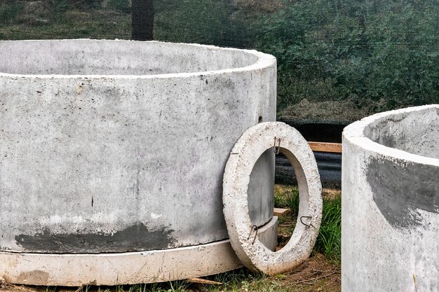 Installation d’une citerne d’eau de pluie en béton