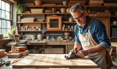 découvrez l'expertise de notre ébéniste dans la fabrication de meubles sur mesure. conçus selon vos besoins et vos goûts, nos créations allient esthétisme et fonctionnalité pour embellir votre intérieur.